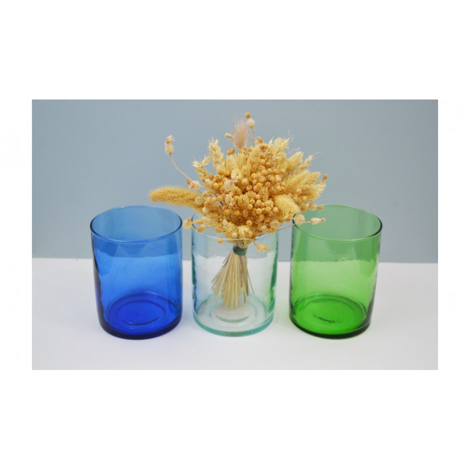 Vase / photophore beldi 15cm 3 coloris